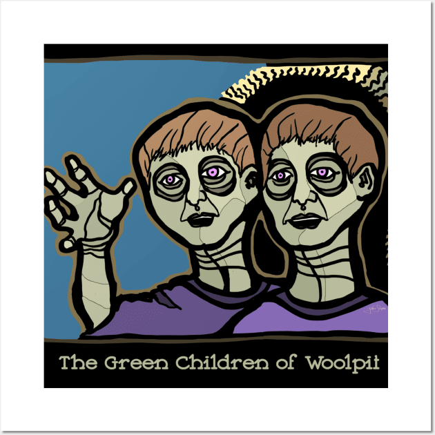 The Green Children of Woolpit Wall Art by JSnipe